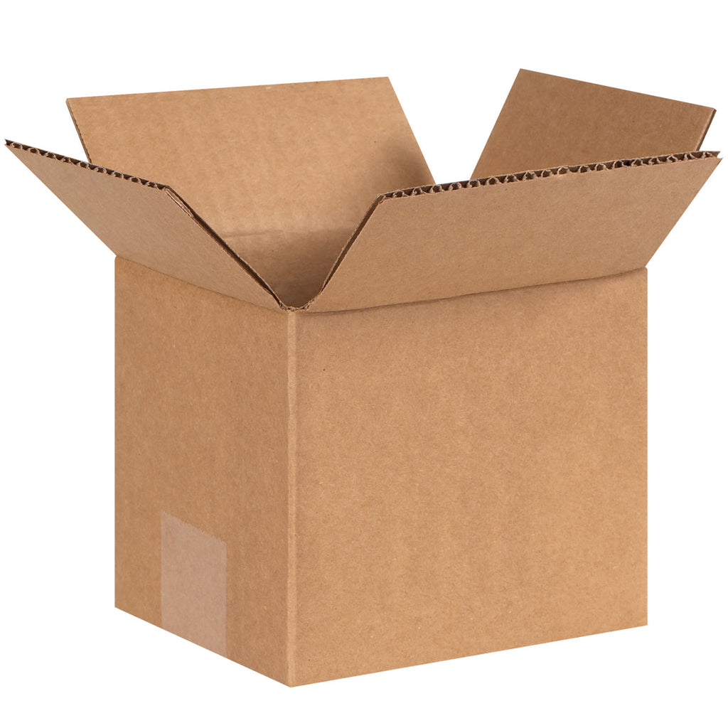 6" x 5" x 5" Kraft Single Wall 32 ECT Corrugated RSC Boxes