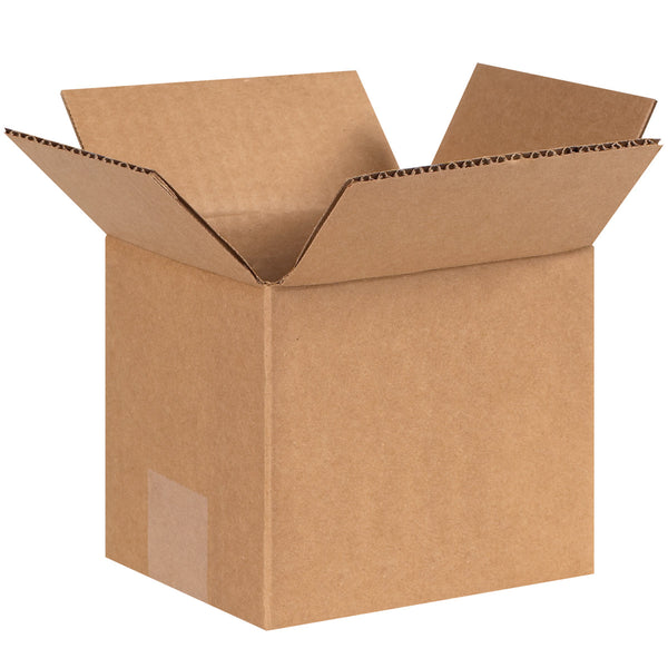 6" x 5" x 5" Kraft Single Wall 32 ECT Corrugated RSC Boxes