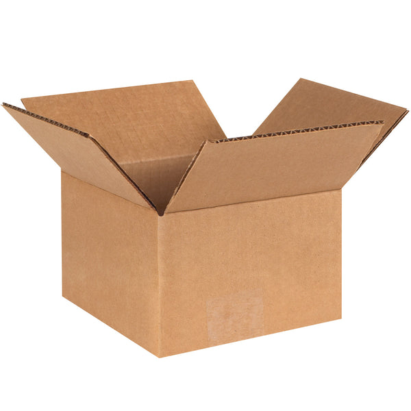 6" x 6" x 4" Kraft Single Wall 32 ECT Corrugated RSC Boxes