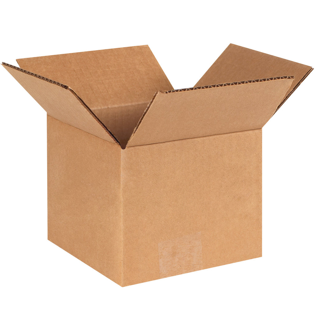 6" x 6" x 5" Kraft Single Wall 32 ECT Corrugated RSC Boxes