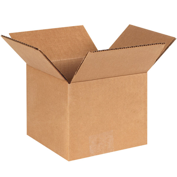 6" x 6" x 5" Kraft Single Wall 32 ECT Corrugated RSC Boxes