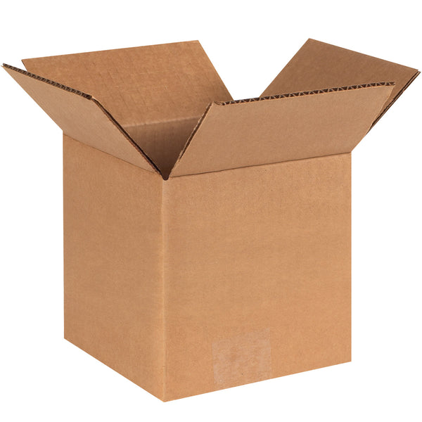 6" x 6" x 6" Kraft Single Wall 32 ECT Corrugated RSC Boxes