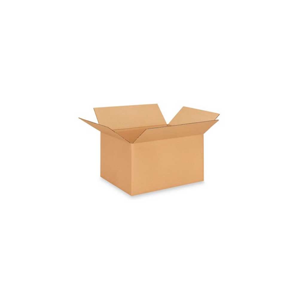 13-7/8" x 11-1/4" x 10-1/4" Kraft Single Wall 32 ECT Corrugated RSC Boxes