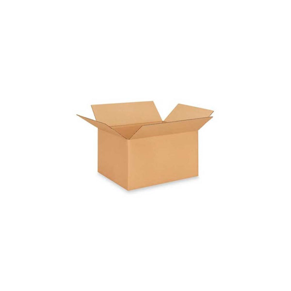 13-7/8" x 11-1/4" x 10-1/4" Kraft Single Wall 32 ECT Corrugated RSC Boxes