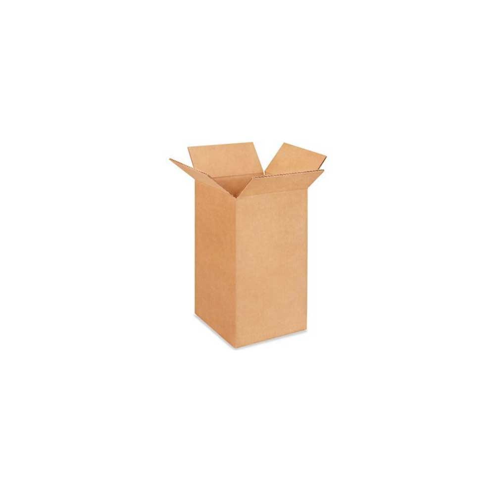 8" x 8" x 13-1/4" Kraft Single Wall 32 ECT Corrugated RSC Boxes