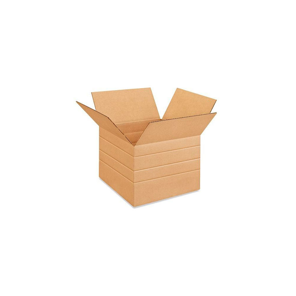 14" x 12" x 8-1/2" Kraft Single Wall 32 ECT Corrugated RSC Boxes
