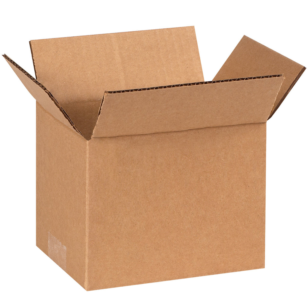 7" x 5" x 5" Kraft Single Wall 32 ECT Corrugated RSC Boxes