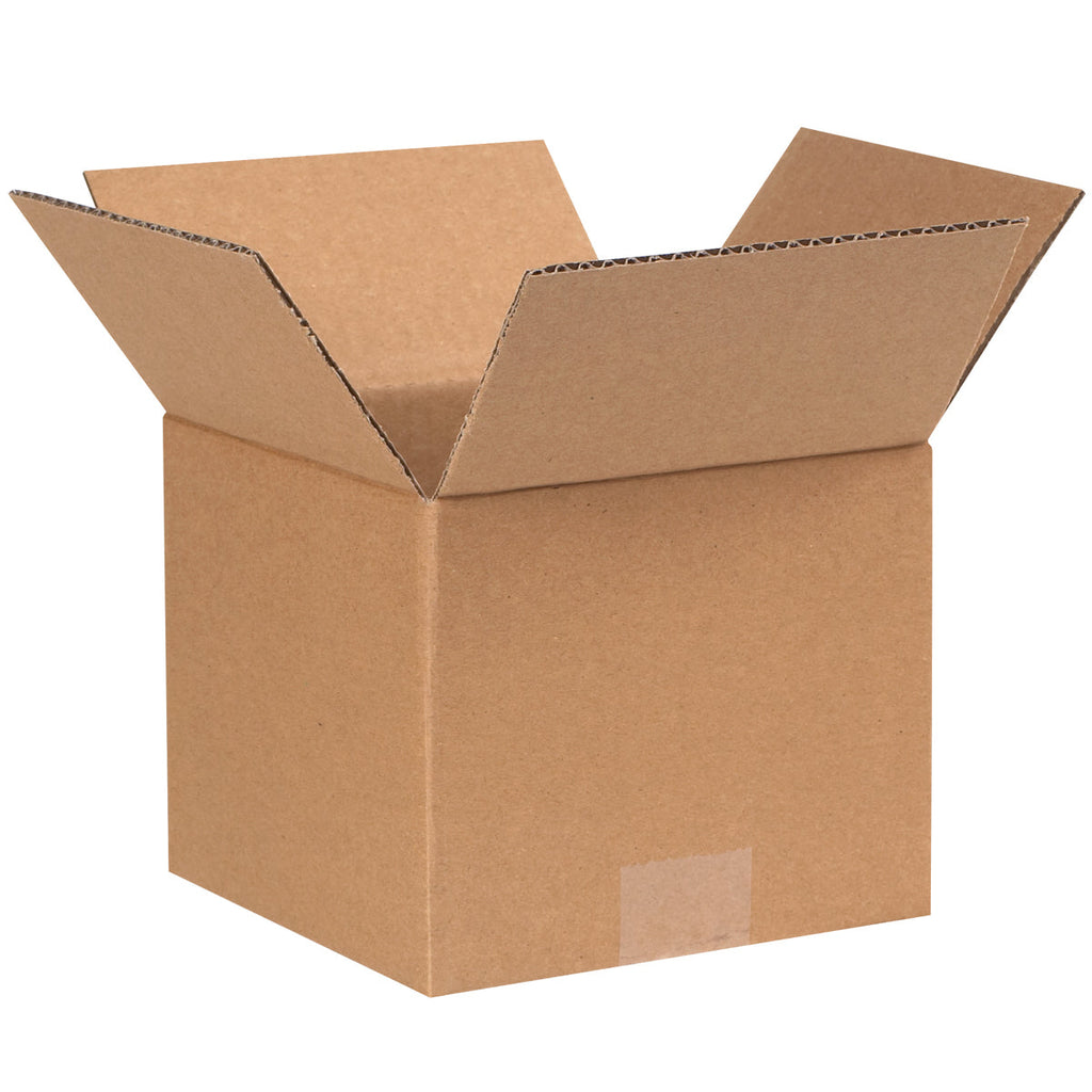 7" x 7" x 6" Kraft Single Wall 32 ECT Corrugated RSC Boxes