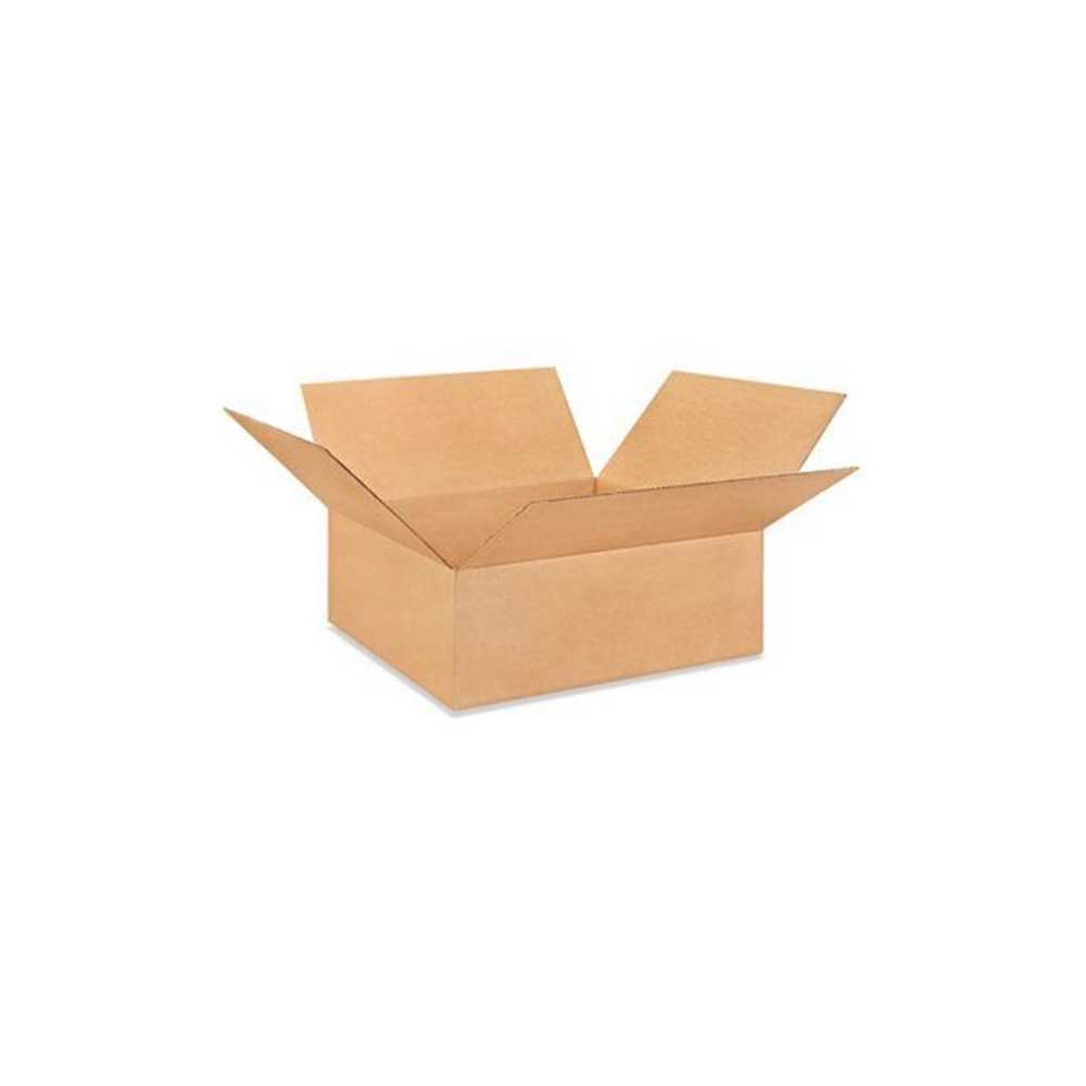 22" x 22" x 8" Kraft Single Wall 200# Corrugated RSC Boxes