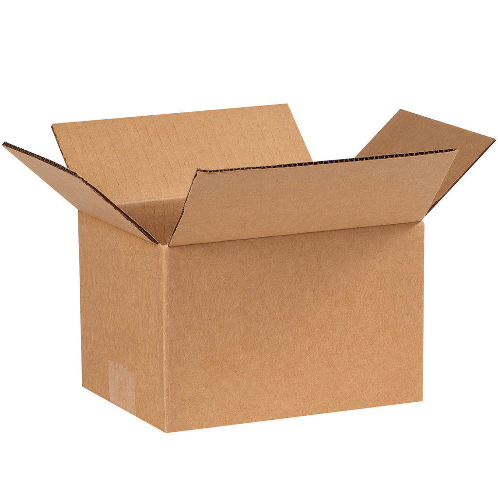 8" x 6" x 5" Kraft Single Wall 32 ECT Corrugated RSC Boxes