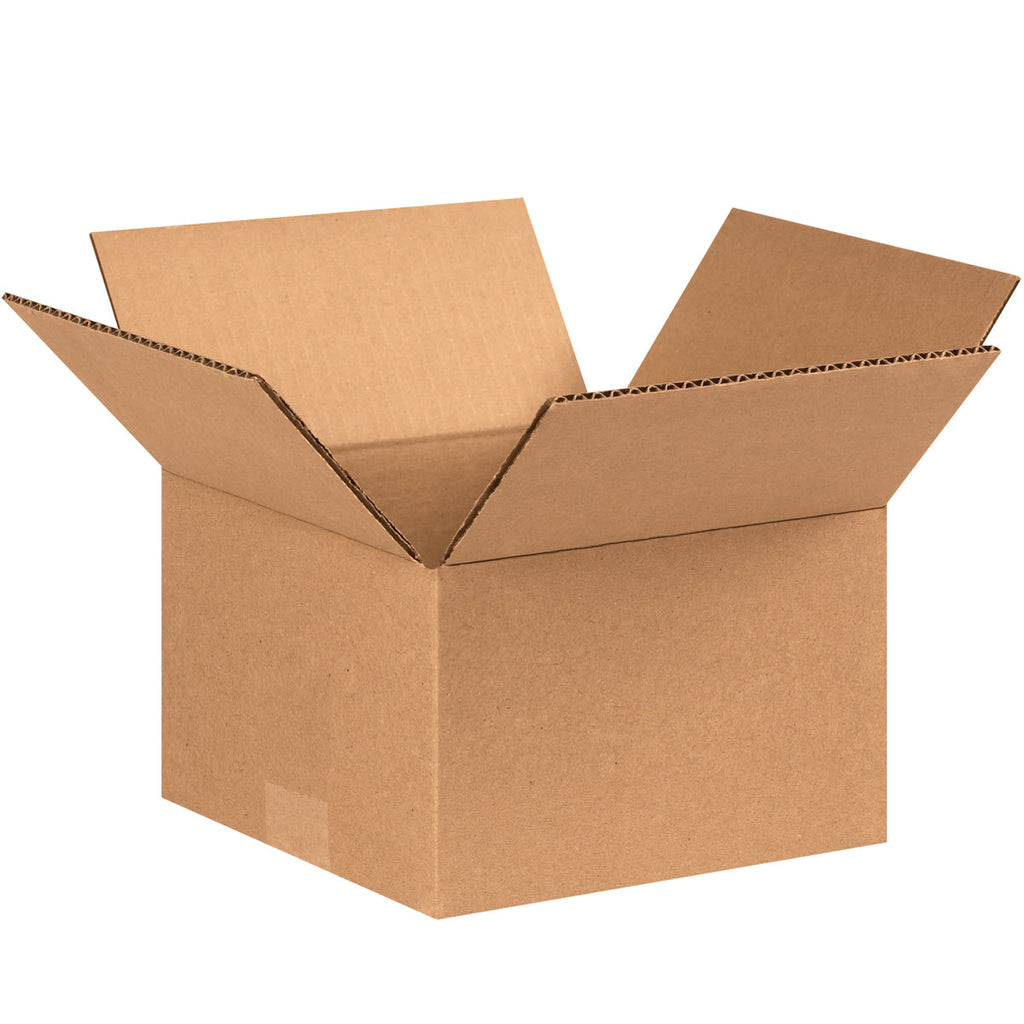 8" x 8" x 5" Kraft Single Wall 32 ECT Corrugated RSC Boxes