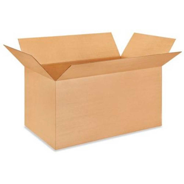 37" x 17" x 21" Kraft Single Wall 200# Corrugated RSC Boxes