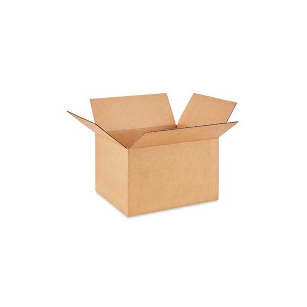 14" x 12" x 9-1/8" Kraft Single Wall 32 ECT Corrugated RSC Boxes