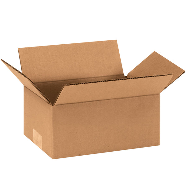 9" x 6" x 4" Kraft Single Wall 32 ECT Corrugated RSC Boxes