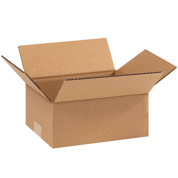 9" x 7" x 4" Kraft Single Wall 32 ECT Corrugated RSC Boxes