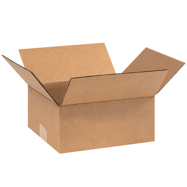 9" x 8" x 4" Kraft Single Wall 32 ECT Corrugated RSC Boxes