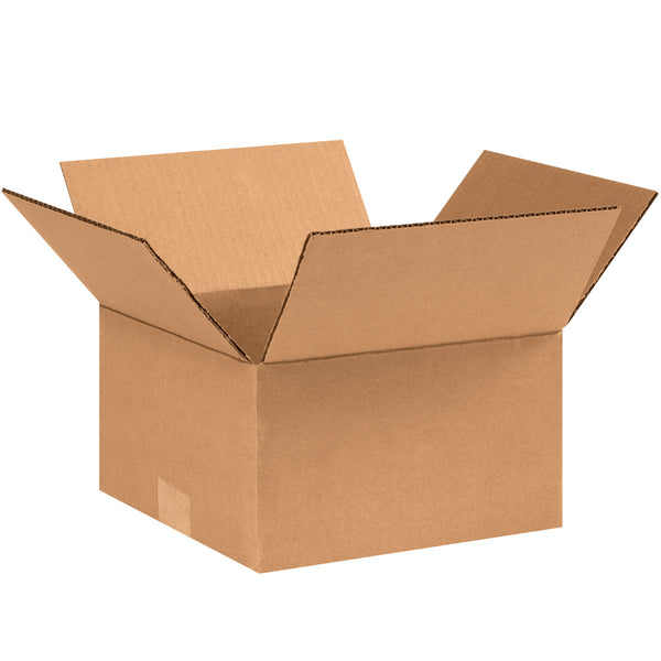 9" x 9" x 5" Kraft Single Wall 32 ECT Corrugated RSC Boxes