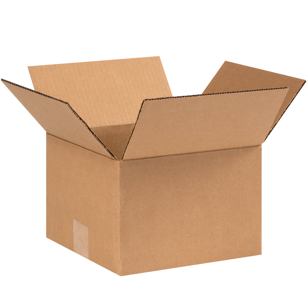 9" x 9" x 6" Kraft Single Wall 32 ECT Corrugated RSC Boxes