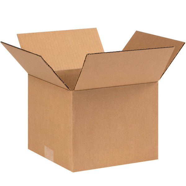 9" x 9" x 7" Kraft Single Wall 32 ECT Corrugated RSC Boxes