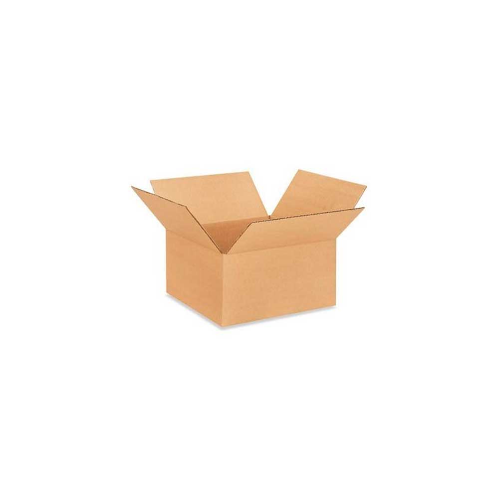 10-1/2" x 10-1/2" x 5-1/2" Kraft Single Wall 32 ECT Corrugated RSC Boxes