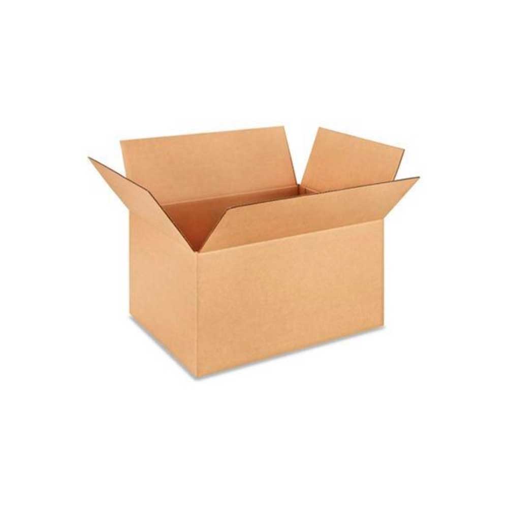 21-3/8" x 16-5/8" x 12-1/8" Kraft Single Wall 200# Corrugated RSC Boxes