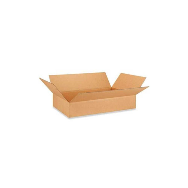 28" x 17" x 4" Kraft Single Wall 200# Corrugated RSC Boxes