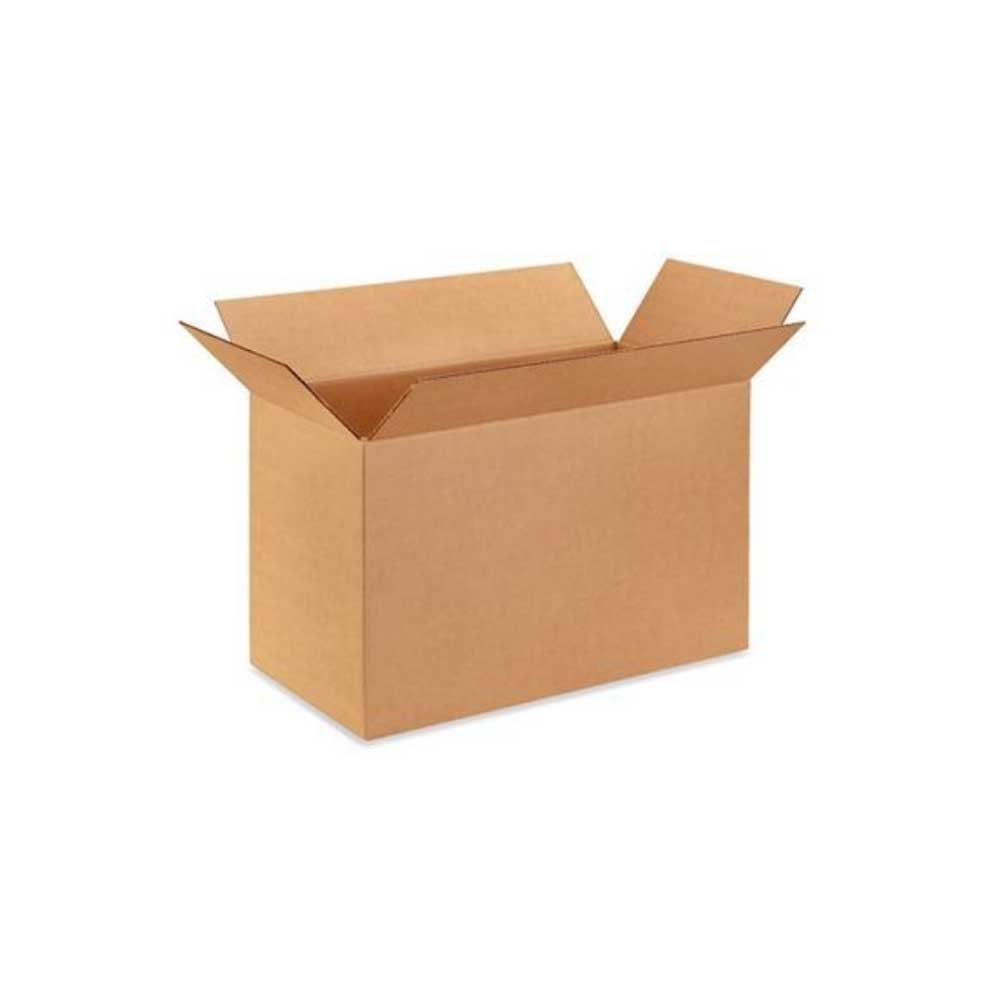 24" x 10" x 15" Kraft Single Wall 32 ECT Corrugated RSC Boxes