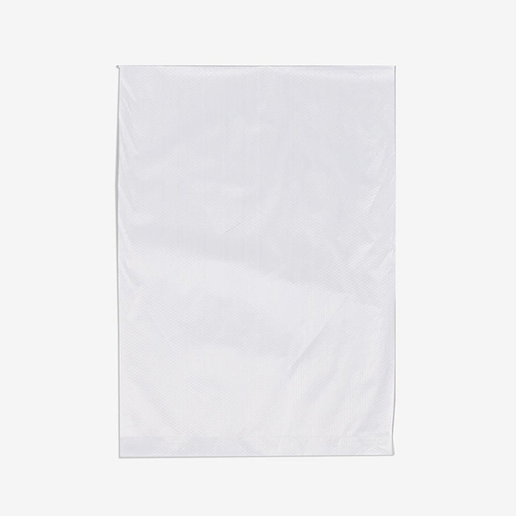 6-1/4" x 9 1/4" White 0.6 mil HDPE Merchandise Bags