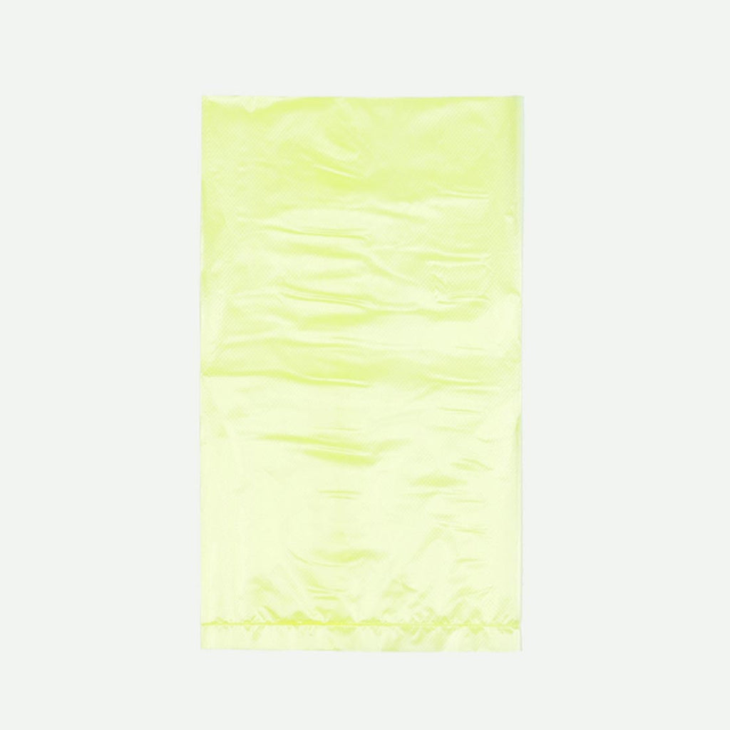 6-1/4" x 9 1/4" Yellow 0.6 mil HDPE Merchandise Bags
