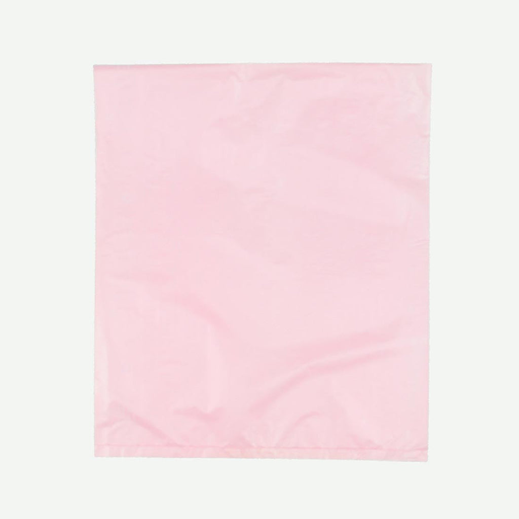 10" x 13" Rose 0.6 mil HDPE Merchandise Bags