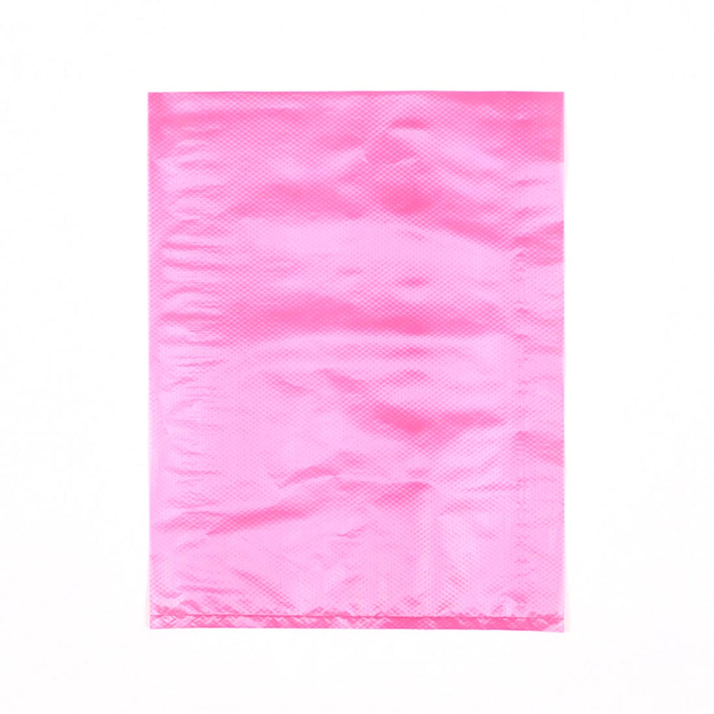 20" x 4" x 30" Red 0.8 mil HDPE Merchandise Bags