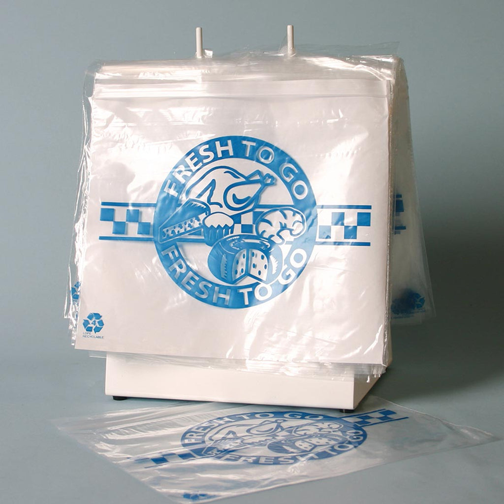10" x 8" Clear Zipper 1.2 mil LDPE Deli Bags