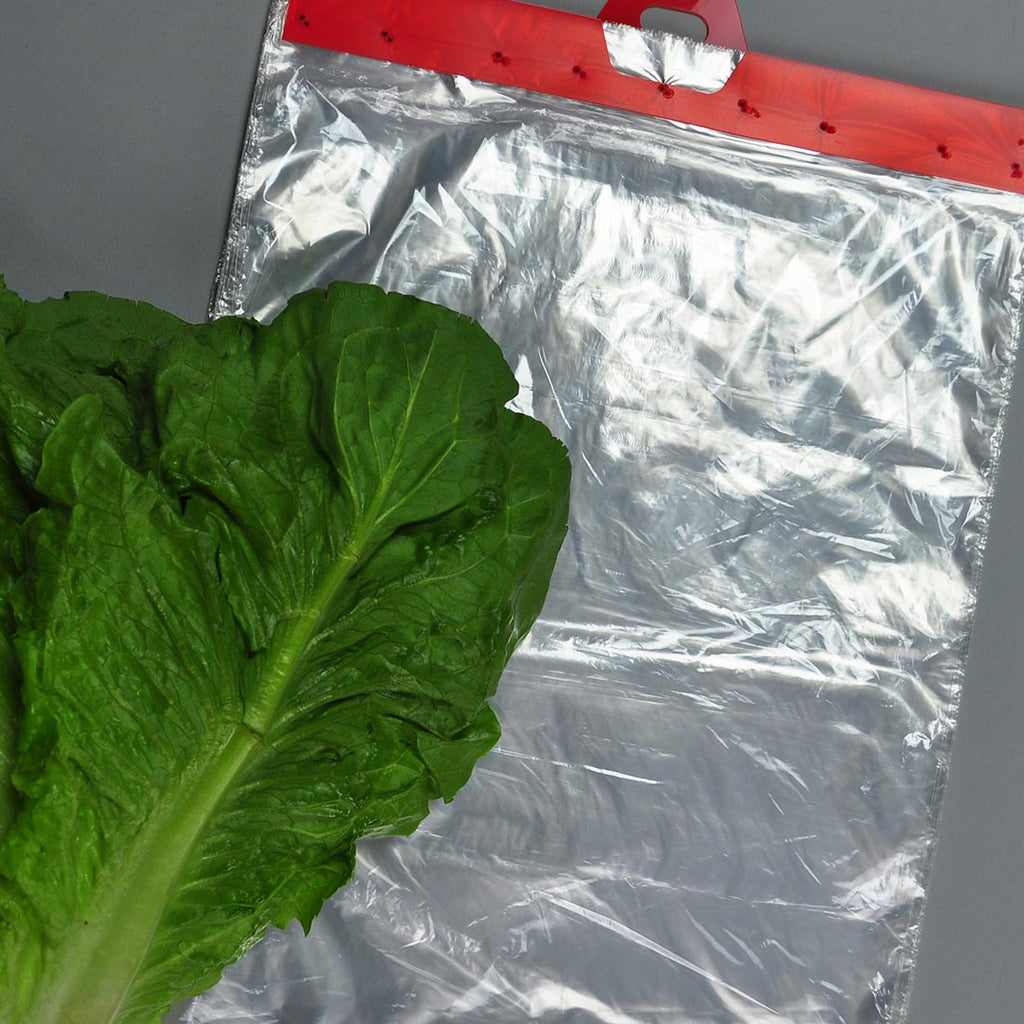 12" x 17 + 2 LP" Clear 0.55 mil LLDPE Produce Bags