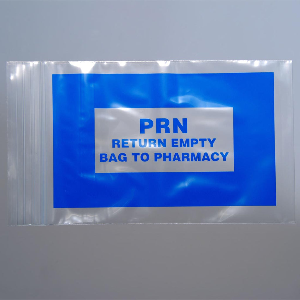 6" x 9" Clear Zipper 2 mil LDPE PRN Bags