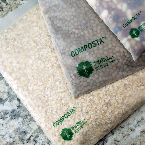 9" x 12" Zipper 2 mil Compostable Bags
