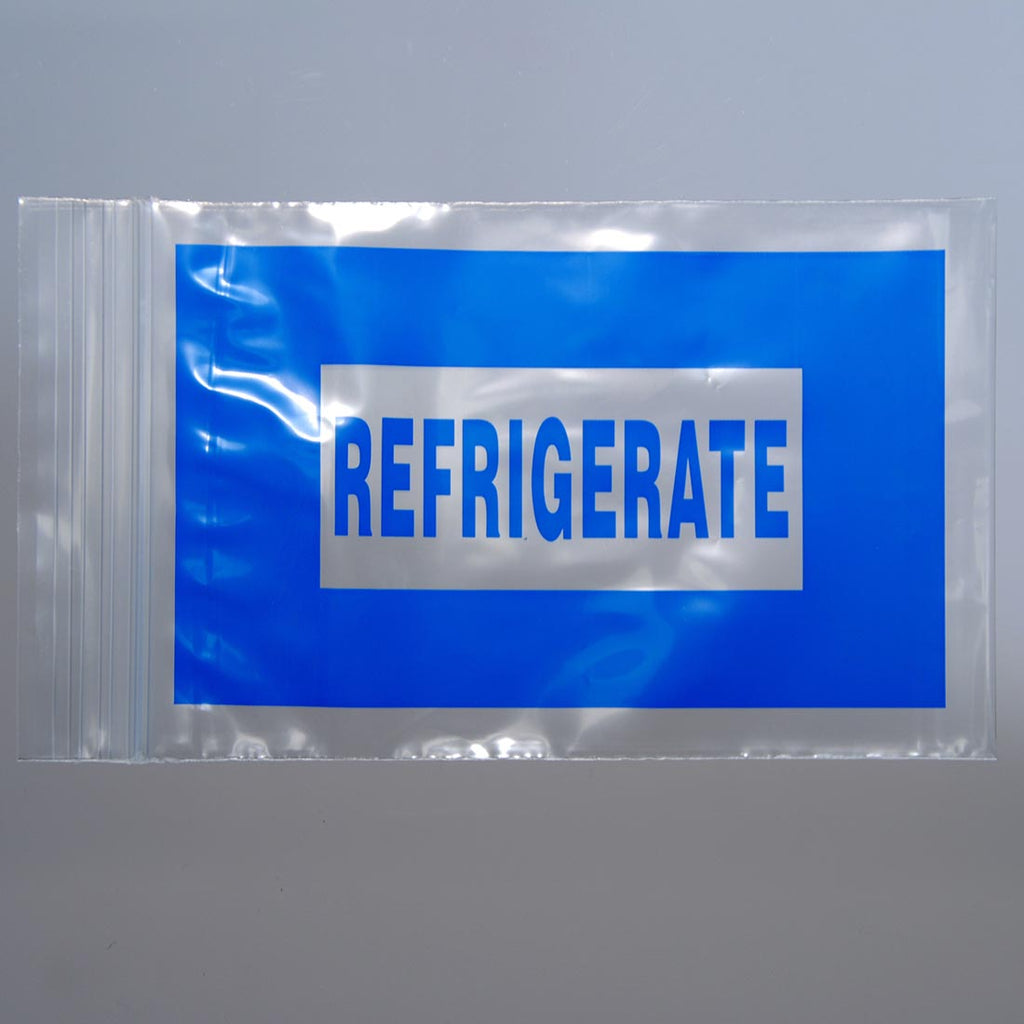 12" x 15" Clear Zipper 2 mil LDPE Refrigerate Bags