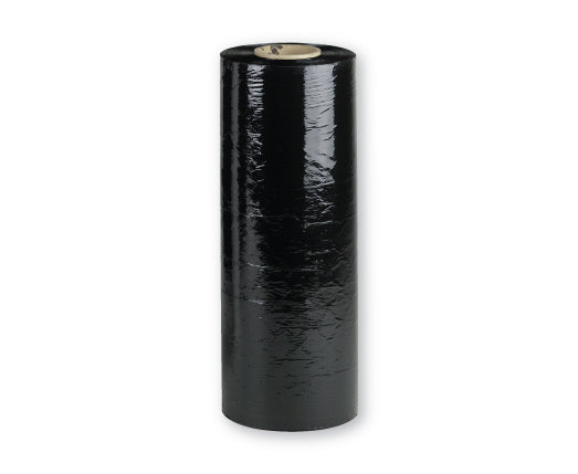 18" x 1476' Black 80 gauge Hand Stretch Film