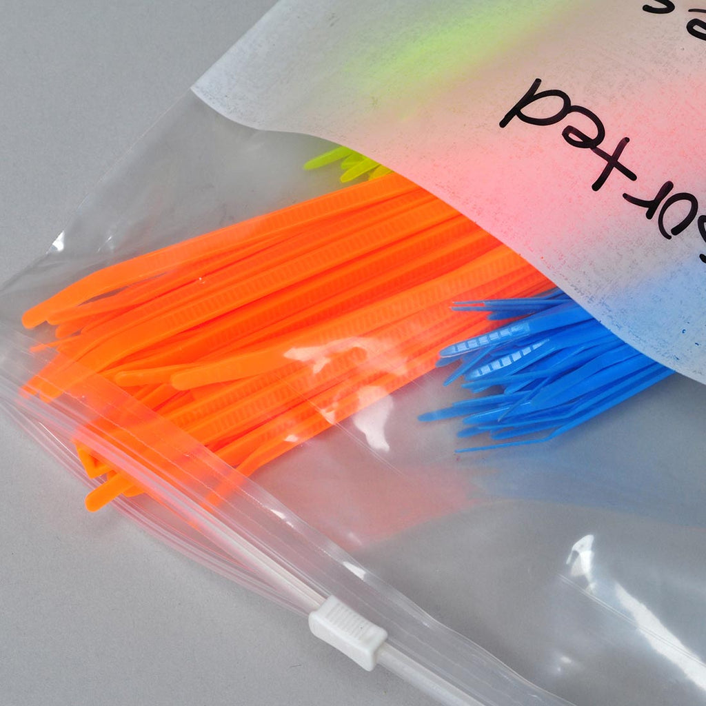 6" x 9" Clear Slide Seal, with Write-on Block 3 mil LDPE Slide Seal Bags