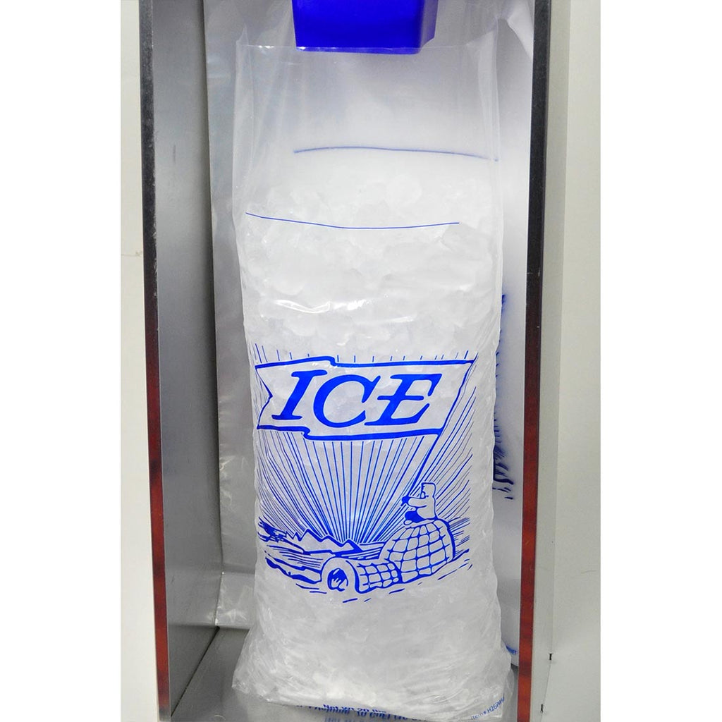 12" x 26 + 4 BG + 1-1/2 LP" Clear 1.75 mil LDPE/MET Printed Bags