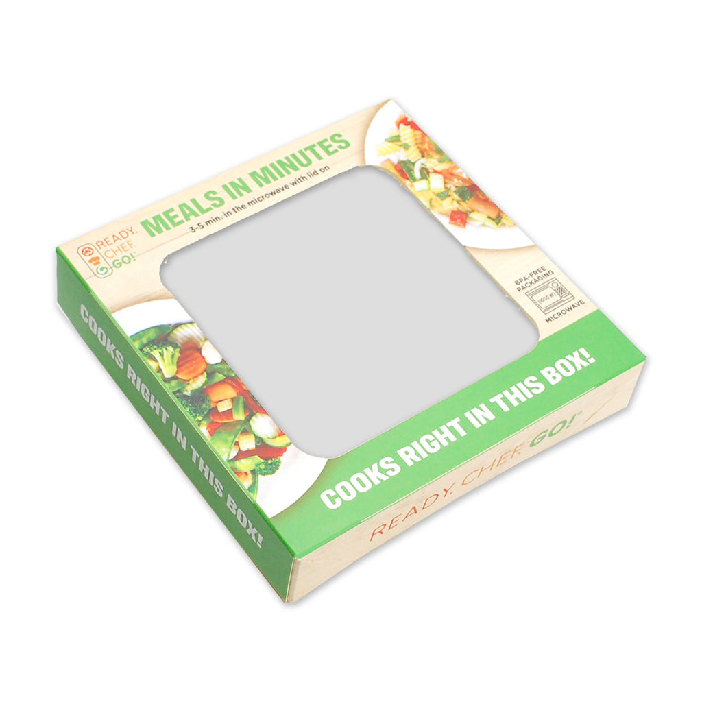5.1" x 5.1" x 1" Lid with Clear Window, Small Microwavable Containers