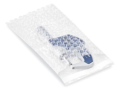 4" x 7-1/2" Clear Self-Seal Bubble Pouches
