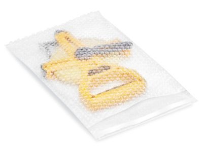 10" x 15-1/2" Clear Self-Seal Bubble Pouches