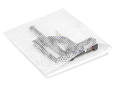 15" x 17-1/2" Clear Self-Seal Bubble Pouches