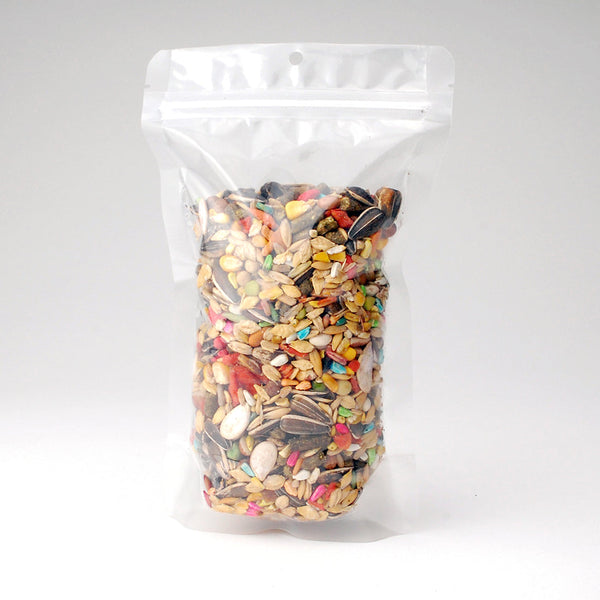 5" x 8 + 3 BG" Clear Zipper 3 mil LDPE/Nylon Stand-Up Pouches