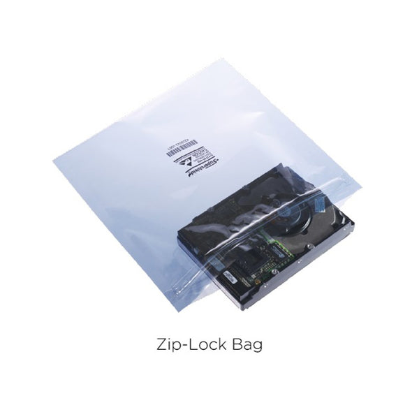 5" x 8" Clear Zip-Lock 2.8 mil Static Shielding Bags
