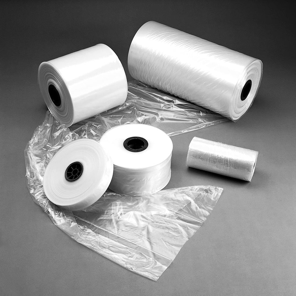 1-1/2" x 1450' Clear 3 mil LDPE Poly Tubing Bags