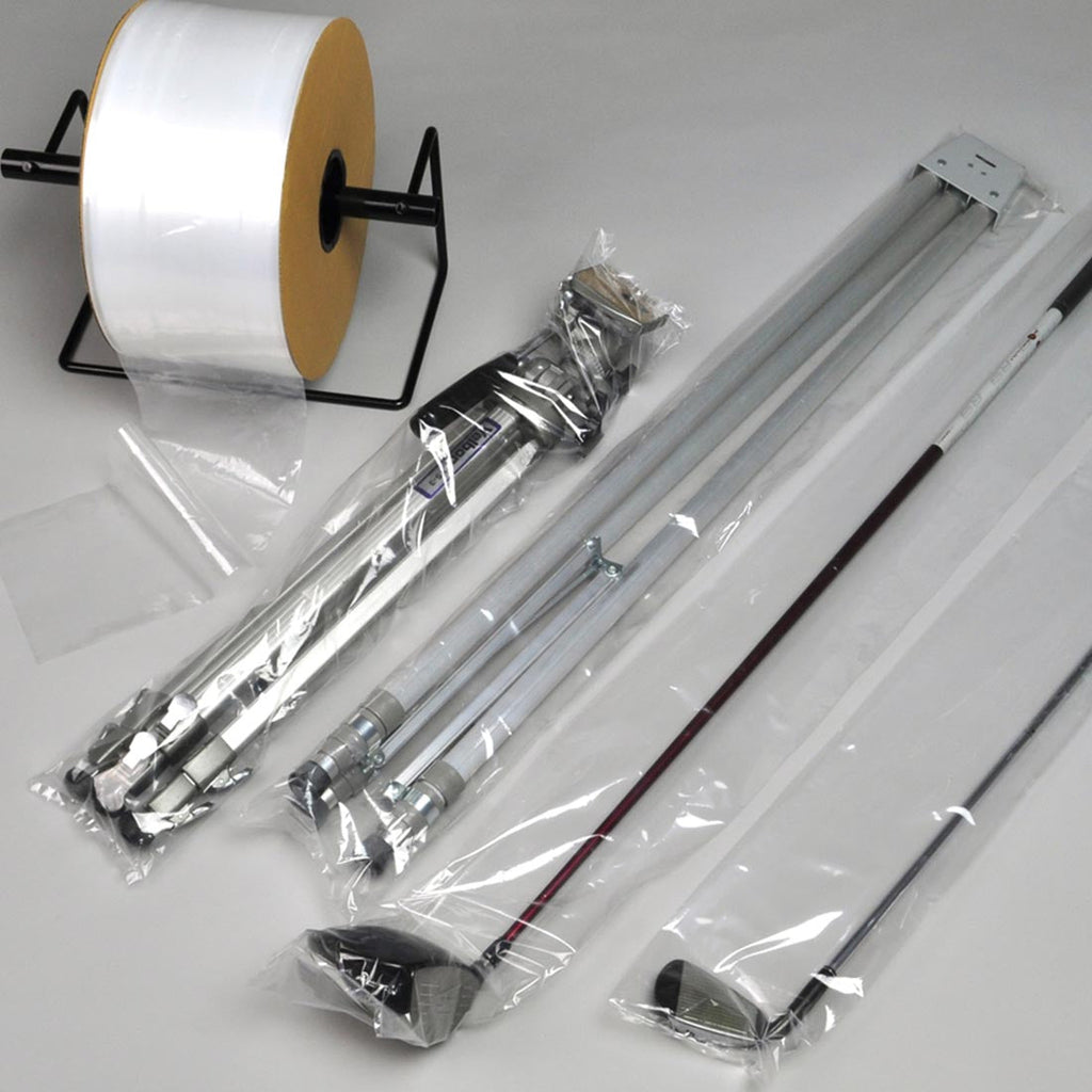 3" x 1075' Clear 4 mil LDPE Poly Tubing Bags