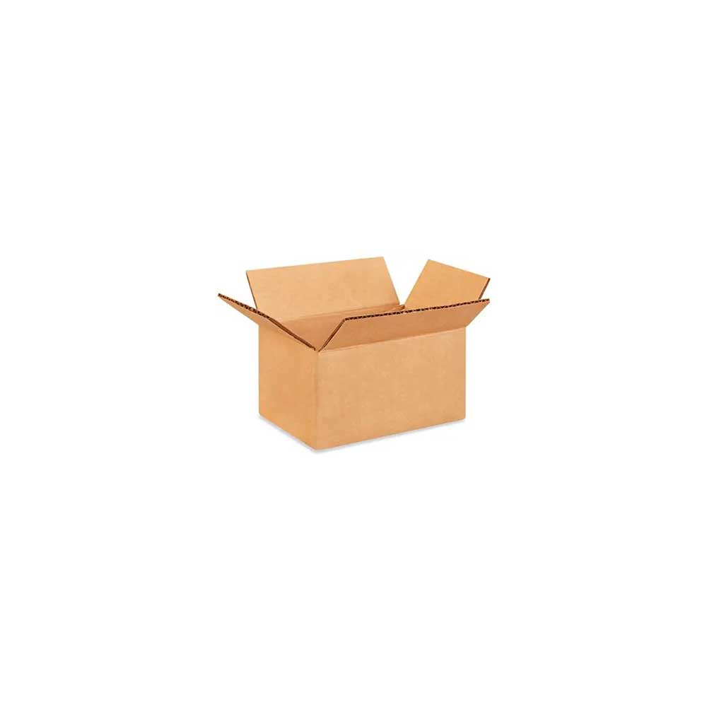 6" x 4" x 3-1/2" Kraft Single Wall 32 ECT Corrugated RSC Boxes