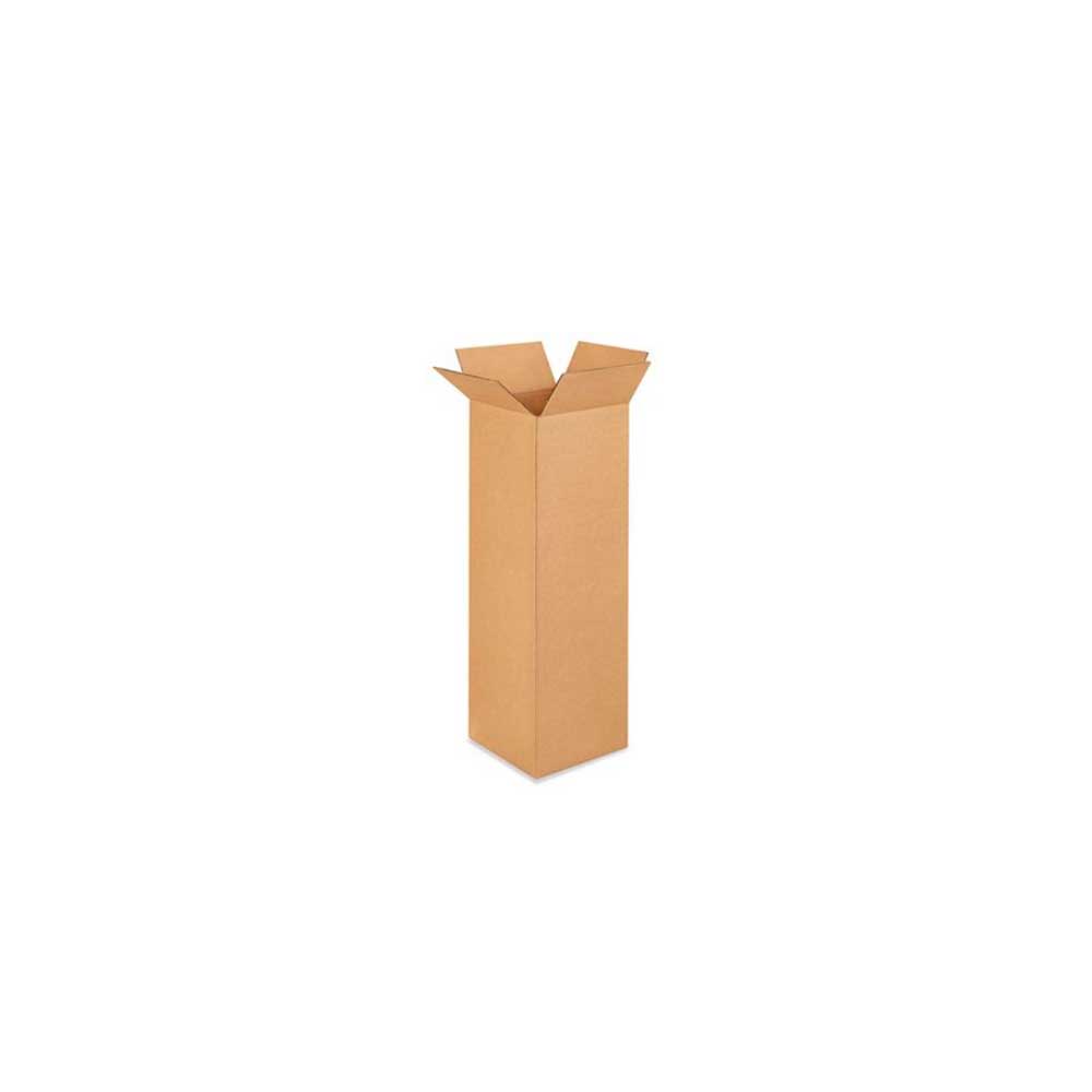 9" x 9" x 25" Kraft Single Wall 32 ECT Corrugated RSC Boxes