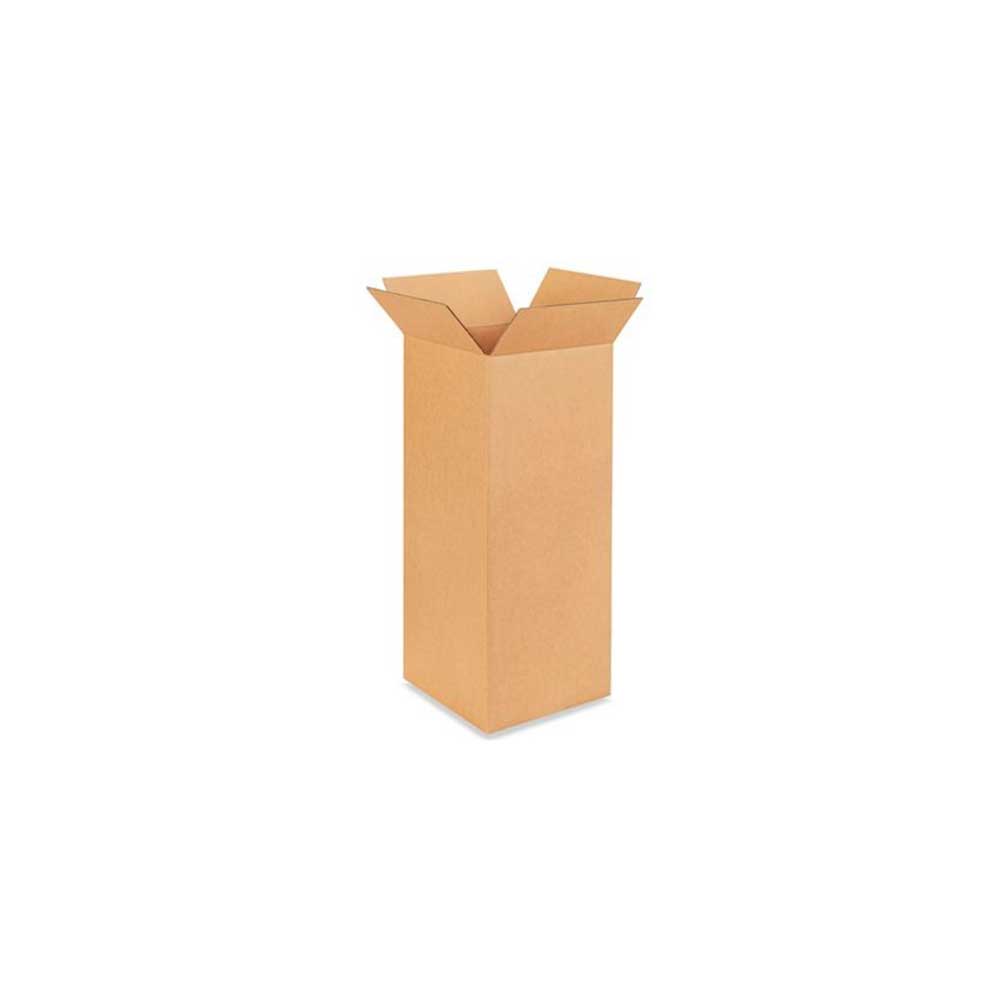 10-1/2" x 10-1/2" x 27" Kraft Single Wall 32 ECT Corrugated RSC Boxes